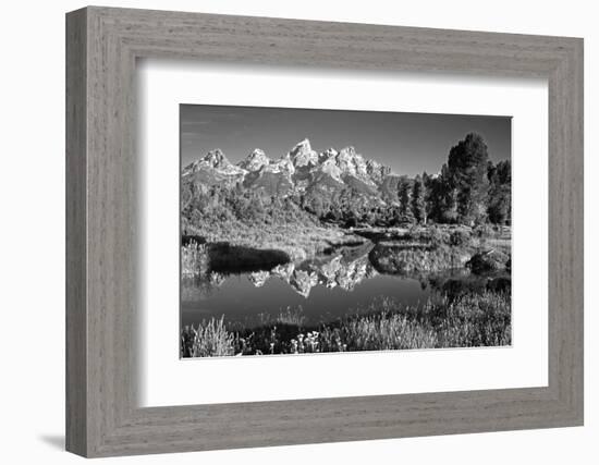 USA, Wyoming, Grand Teton National Park. Mountain Sunrise-Dennis Flaherty-Framed Photographic Print