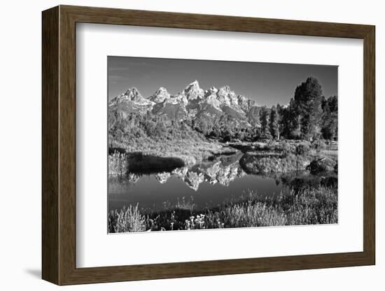 USA, Wyoming, Grand Teton National Park. Mountain Sunrise-Dennis Flaherty-Framed Photographic Print