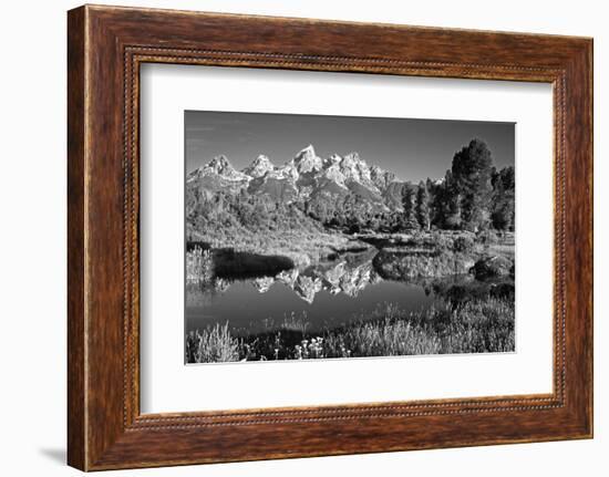 USA, Wyoming, Grand Teton National Park. Mountain Sunrise-Dennis Flaherty-Framed Photographic Print