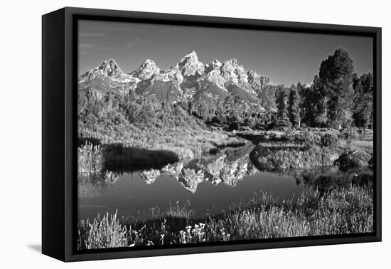 USA, Wyoming, Grand Teton National Park. Mountain Sunrise-Dennis Flaherty-Framed Premier Image Canvas