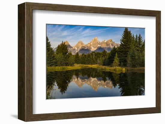 USA, Wyoming, Grand Teton National Park, reflections-George Theodore-Framed Photographic Print