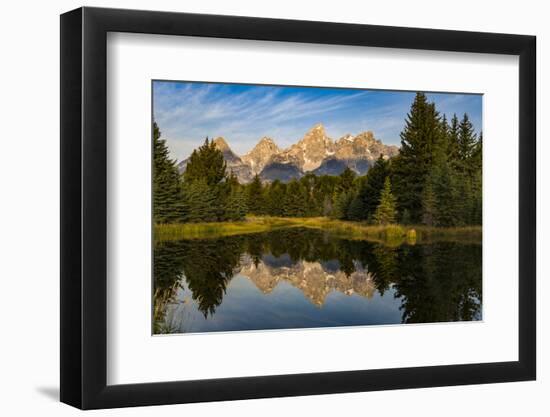 USA, Wyoming, Grand Teton National Park, reflections-George Theodore-Framed Photographic Print