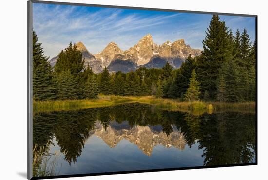USA, Wyoming, Grand Teton National Park, reflections-George Theodore-Mounted Photographic Print