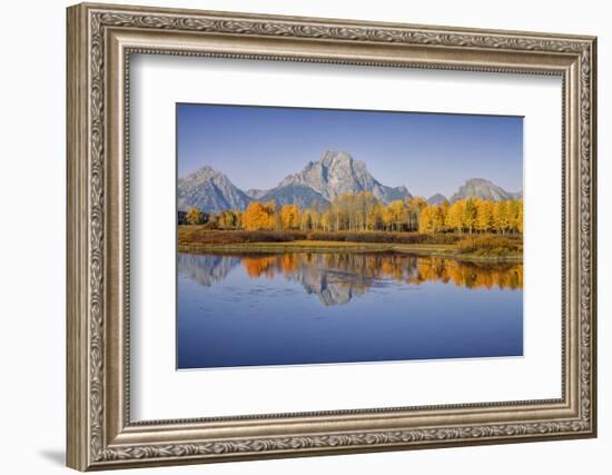 USA, Wyoming, Grand Teton NP, Mount Moran from Oxbow Junction-John Ford-Framed Photographic Print