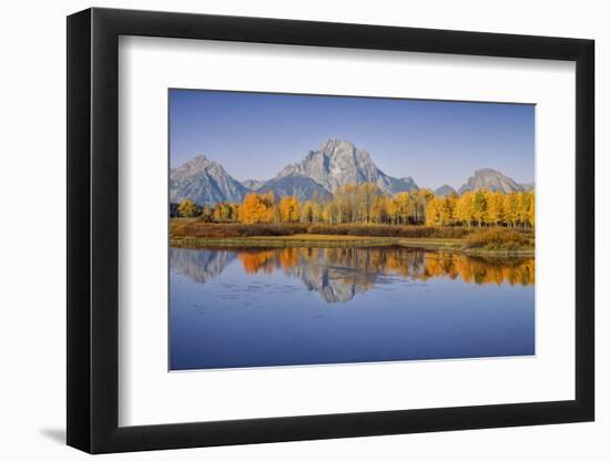 USA, Wyoming, Grand Teton NP, Mount Moran from Oxbow Junction-John Ford-Framed Photographic Print