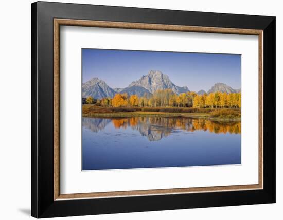 USA, Wyoming, Grand Teton NP, Mount Moran from Oxbow Junction-John Ford-Framed Photographic Print