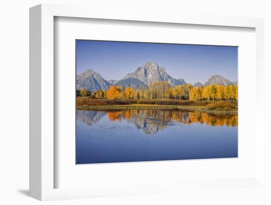 USA, Wyoming, Grand Teton NP, Mount Moran from Oxbow Junction-John Ford-Framed Photographic Print