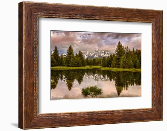 USA, Wyoming, Grand Teton's National Park Schwabacher Landing Sunrise-John Ford-Framed Photographic Print