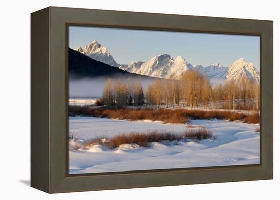 USA, Wyoming, Grand Tetons National Park. Oxbow Bend in Winter-Jaynes Gallery-Framed Premier Image Canvas