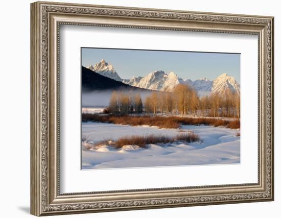 USA, Wyoming, Grand Tetons National Park. Oxbow Bend in Winter-Jaynes Gallery-Framed Photographic Print