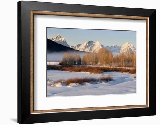 USA, Wyoming, Grand Tetons National Park. Oxbow Bend in Winter-Jaynes Gallery-Framed Photographic Print