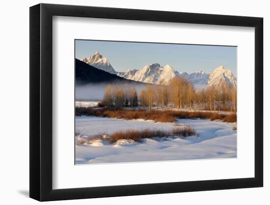 USA, Wyoming, Grand Tetons National Park. Oxbow Bend in Winter-Jaynes Gallery-Framed Photographic Print