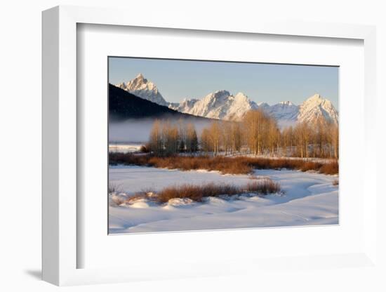 USA, Wyoming, Grand Tetons National Park. Oxbow Bend in Winter-Jaynes Gallery-Framed Photographic Print