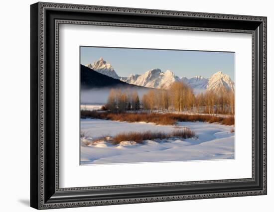 USA, Wyoming, Grand Tetons National Park. Oxbow Bend in Winter-Jaynes Gallery-Framed Photographic Print