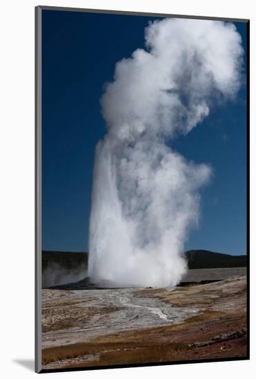 USA, Wyoming. Old Faithful Geyser eruption, Yellowstone National Park.-Judith Zimmerman-Mounted Photographic Print