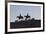 USA, Wyoming, Shell, The Hideout Ranch, Cowboys, Horses and Dogs in Early Light-Hollice Looney-Framed Premium Photographic Print