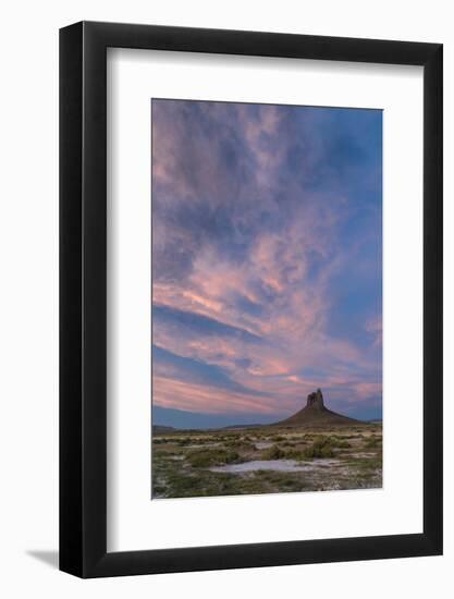 USA, Wyoming. The Boars Tusk, Red Desert.-Judith Zimmerman-Framed Photographic Print