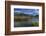 USA, Wyoming. White Rock Mountain and Squaretop Peak above Green River wetland-Howie Garber-Framed Photographic Print