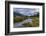 USA, Wyoming. White Rock Mountain and Squaretop Peak above Green River wetland-Howie Garber-Framed Photographic Print