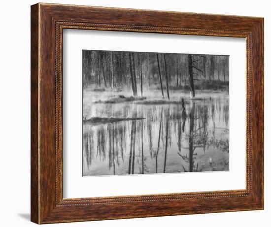 USA, Wyoming, Yellowstone, Cold Morning-John Ford-Framed Photographic Print