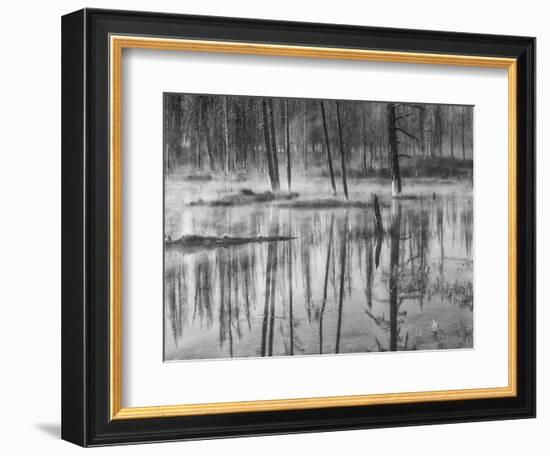 USA, Wyoming, Yellowstone, Cold Morning-John Ford-Framed Photographic Print