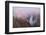 USA, Wyoming, Yellowstone National Park. Sunrise fog around Lower Yellowstone Falls.-Jaynes Gallery-Framed Photographic Print