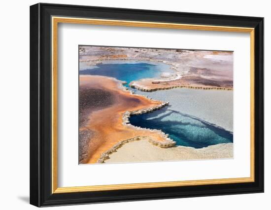 USA, Yellowstone National Park, Geyser Hill-Catharina Lux-Framed Photographic Print