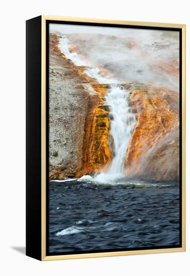 USA, Yellowstone National Park, Midway Geyser Basin-Catharina Lux-Framed Premier Image Canvas