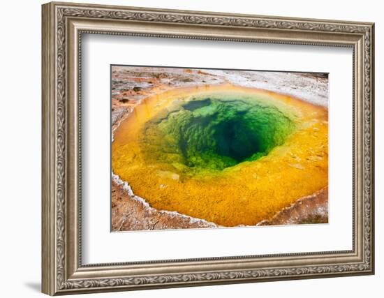 USA, Yellowstone National Park, Morning Glory Pool-Catharina Lux-Framed Photographic Print