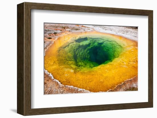 USA, Yellowstone National Park, Morning Glory Pool-Catharina Lux-Framed Photographic Print