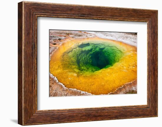 USA, Yellowstone National Park, Morning Glory Pool-Catharina Lux-Framed Photographic Print