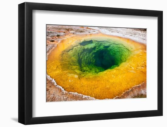 USA, Yellowstone National Park, Morning Glory Pool-Catharina Lux-Framed Photographic Print