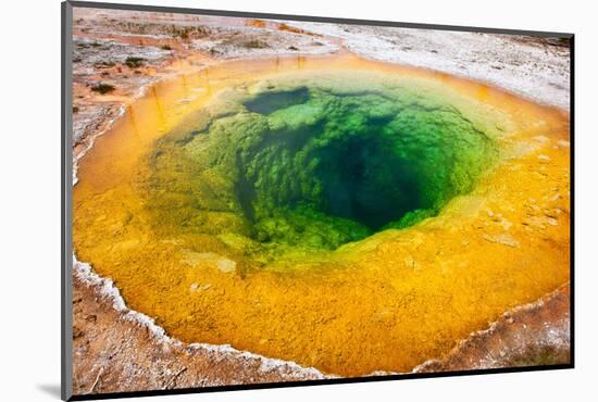 USA, Yellowstone National Park, Morning Glory Pool-Catharina Lux-Mounted Photographic Print