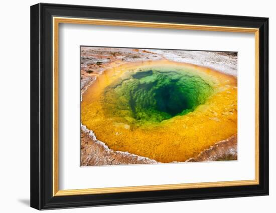 USA, Yellowstone National Park, Morning Glory Pool-Catharina Lux-Framed Photographic Print