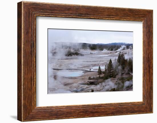 USA, Yellowstone National Park, Norris Geyser Basin-Catharina Lux-Framed Photographic Print