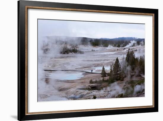 USA, Yellowstone National Park, Norris Geyser Basin-Catharina Lux-Framed Photographic Print