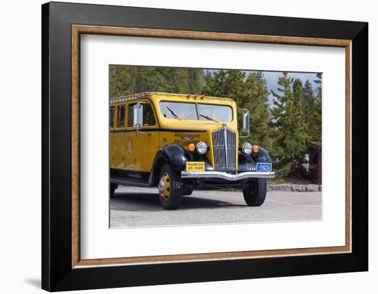 USA, Yellowstone National Park, Park Vehicle-Catharina Lux-Framed Photographic Print