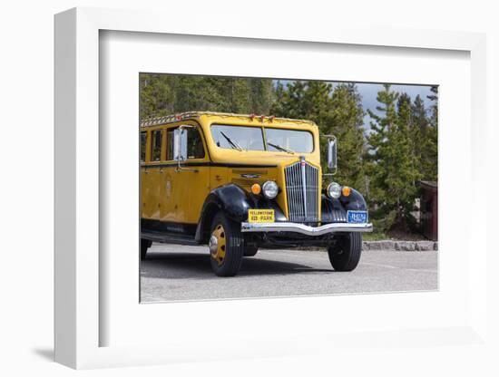 USA, Yellowstone National Park, Park Vehicle-Catharina Lux-Framed Photographic Print