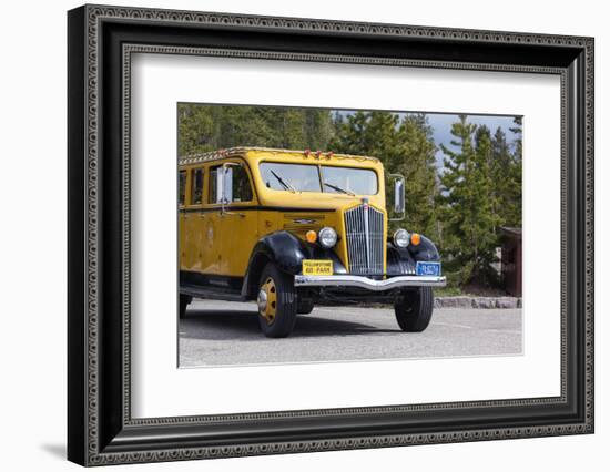 USA, Yellowstone National Park, Park Vehicle-Catharina Lux-Framed Photographic Print