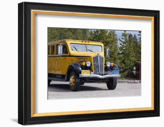 USA, Yellowstone National Park, Park Vehicle-Catharina Lux-Framed Photographic Print