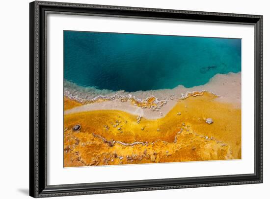 USA, Yellowstone National Park, West Thumb Geyser Basin, Black Pool-Catharina Lux-Framed Photographic Print