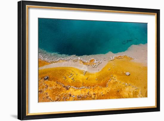 USA, Yellowstone National Park, West Thumb Geyser Basin, Black Pool-Catharina Lux-Framed Photographic Print