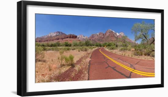 USA, Zion National Park, Panorama-Catharina Lux-Framed Photographic Print