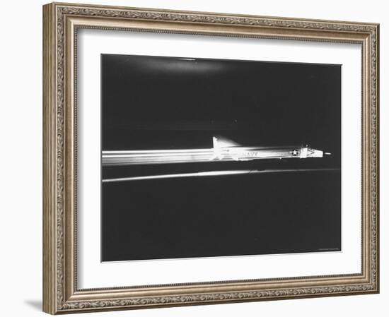 USAF F4 Fighter Test New Automatic Anti Collision Device Designed by McDonnell Aircraft-Yale Joel-Framed Photographic Print