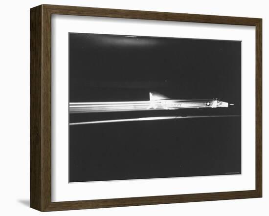 USAF F4 Fighter Test New Automatic Anti Collision Device Designed by McDonnell Aircraft-Yale Joel-Framed Photographic Print