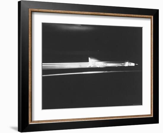 USAF F4 Fighter Test New Automatic Anti Collision Device Designed by McDonnell Aircraft-Yale Joel-Framed Photographic Print