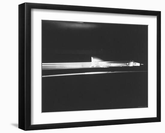 USAF F4 Fighter Test New Automatic Anti Collision Device Designed by McDonnell Aircraft-Yale Joel-Framed Photographic Print