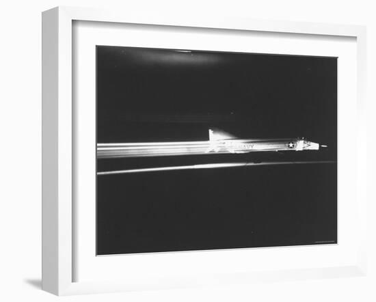 USAF F4 Fighter Test New Automatic Anti Collision Device Designed by McDonnell Aircraft-Yale Joel-Framed Photographic Print