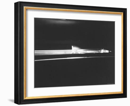 USAF F4 Fighter Test New Automatic Anti Collision Device Designed by McDonnell Aircraft-Yale Joel-Framed Photographic Print
