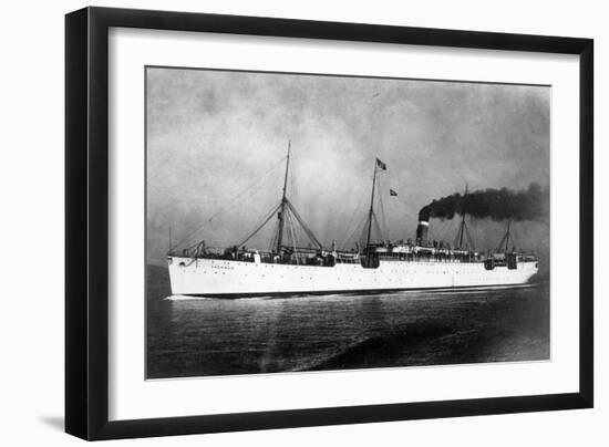 USAT Sherman Ship-Lantern Press-Framed Art Print